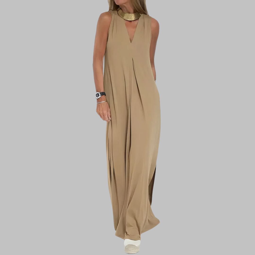 Jana | Elegant maxikjole + matchende cardigan GAVE SOM GAVE