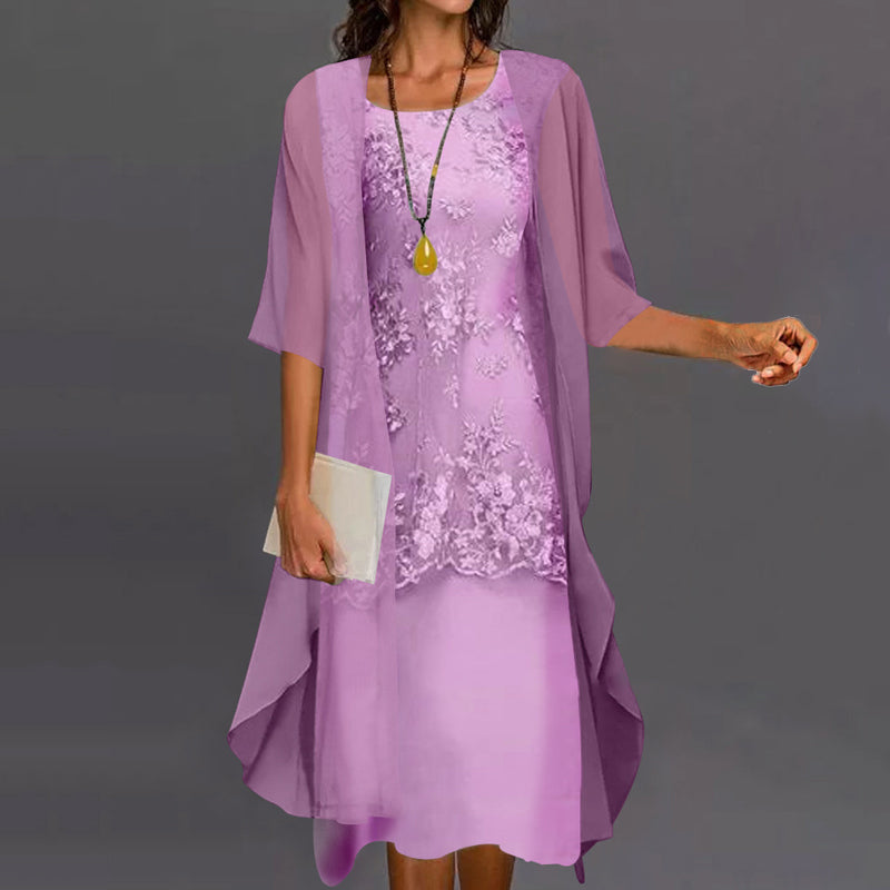 Zora | Elegante chiffon midi kjoler