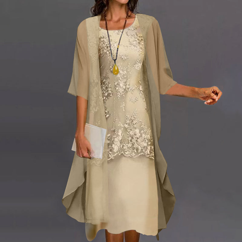 Zora | Elegante chiffon midi kjoler