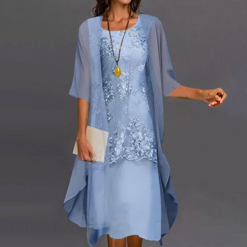Zora | Elegante chiffon midi kjoler