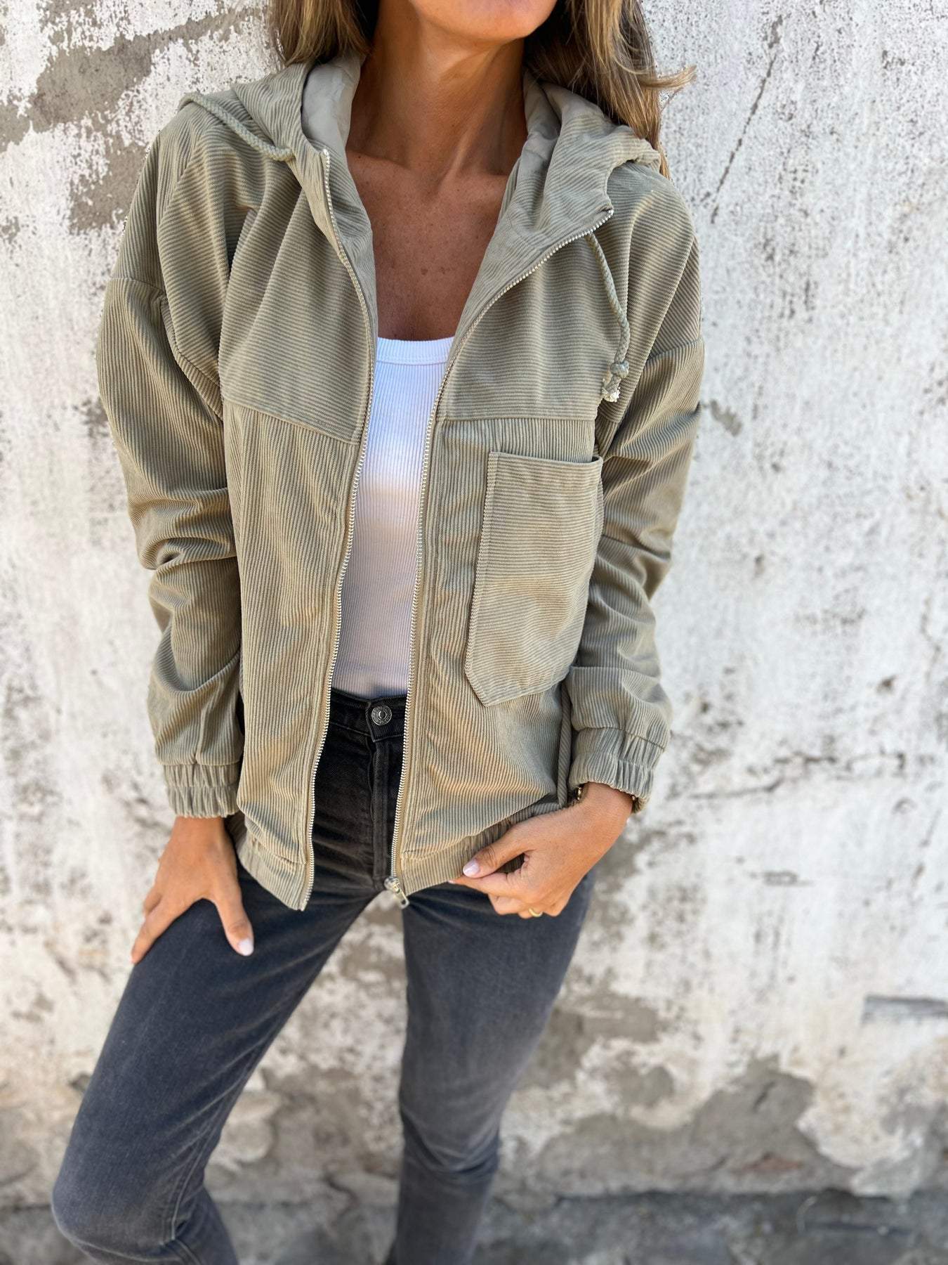 Ariellee | Hoodie Jacket with Zipper