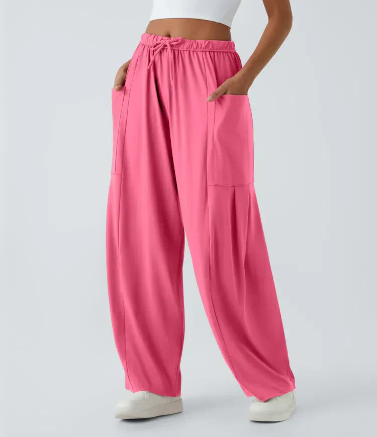 Serena | Wide Women’s Pants with Elastic and Modern Fit