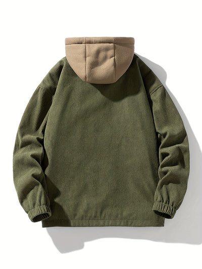 DAMIEN | Long Sleeve Jacket with Practical Front Pocket