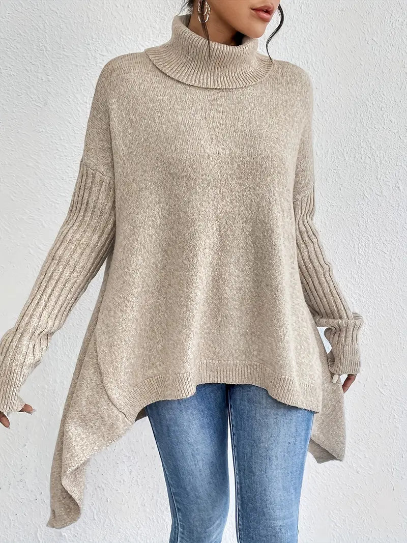 Elena | Warm Women’s Turtleneck Sweater with Comfort Fit