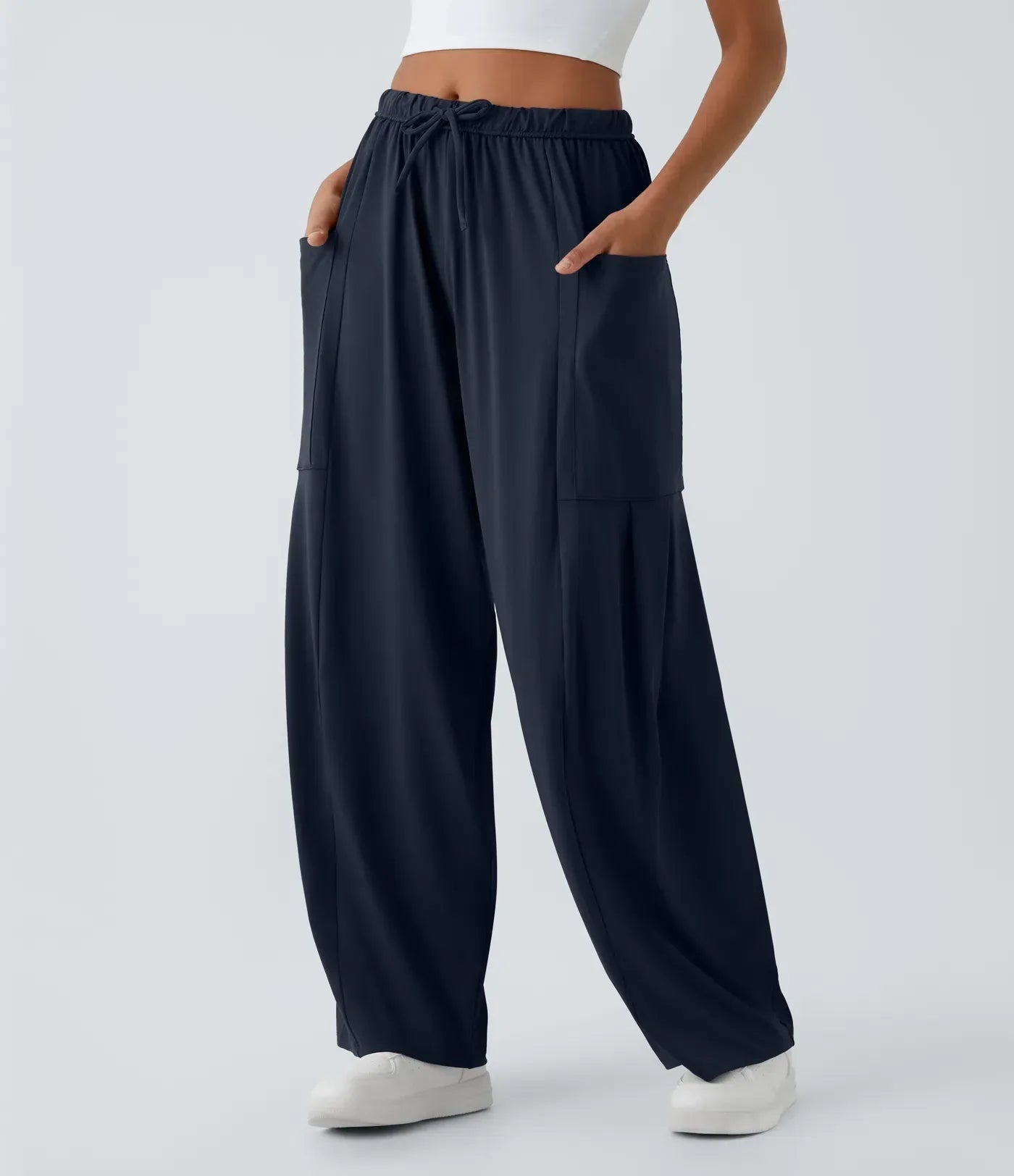 Serena | Wide Women’s Pants with Elastic and Modern Fit