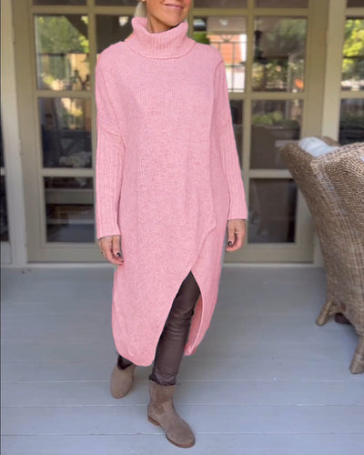 Elodie | Cozy Sweater with Stand Collar and Long Sleeves