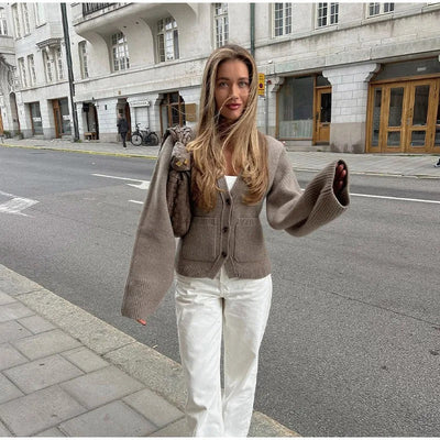 Elma | Classic Knitted Women's Cardigan