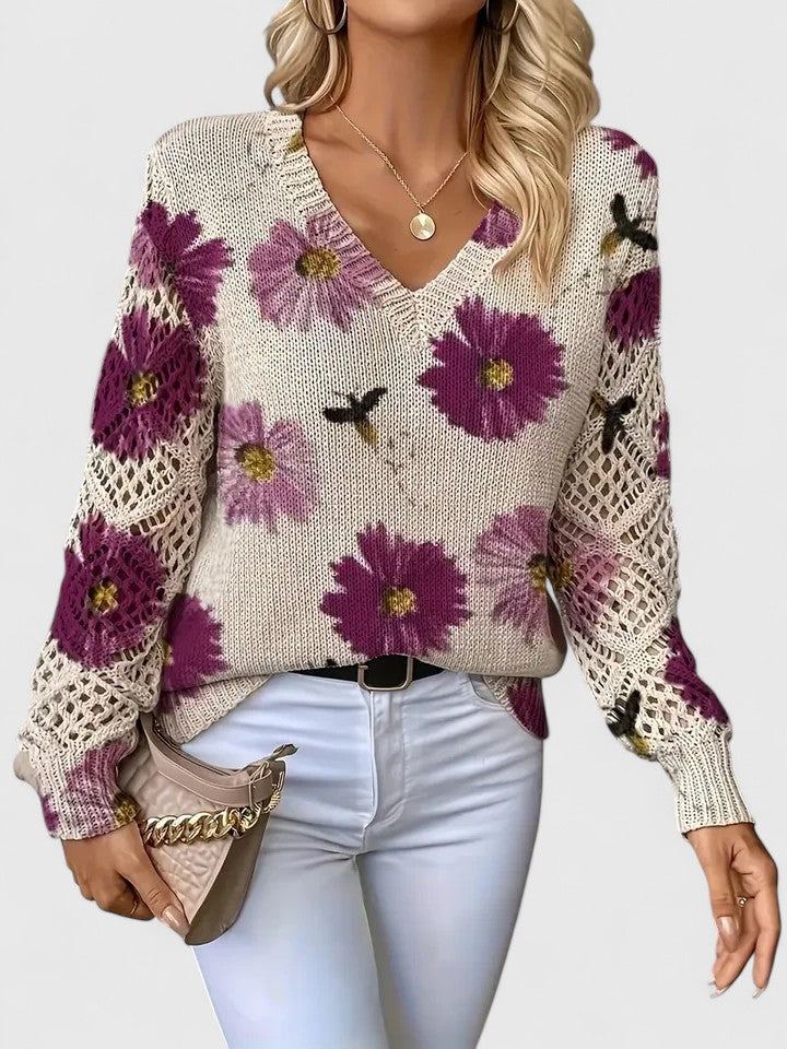 Clara | Elegant Women’s Sweater with Crew Neck