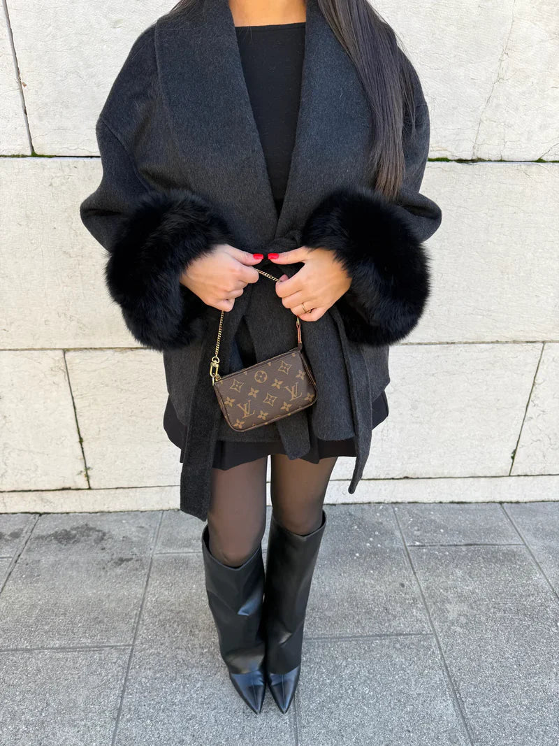 Celine | Women’s Wool Blend Coat Luxurious & Stylish
