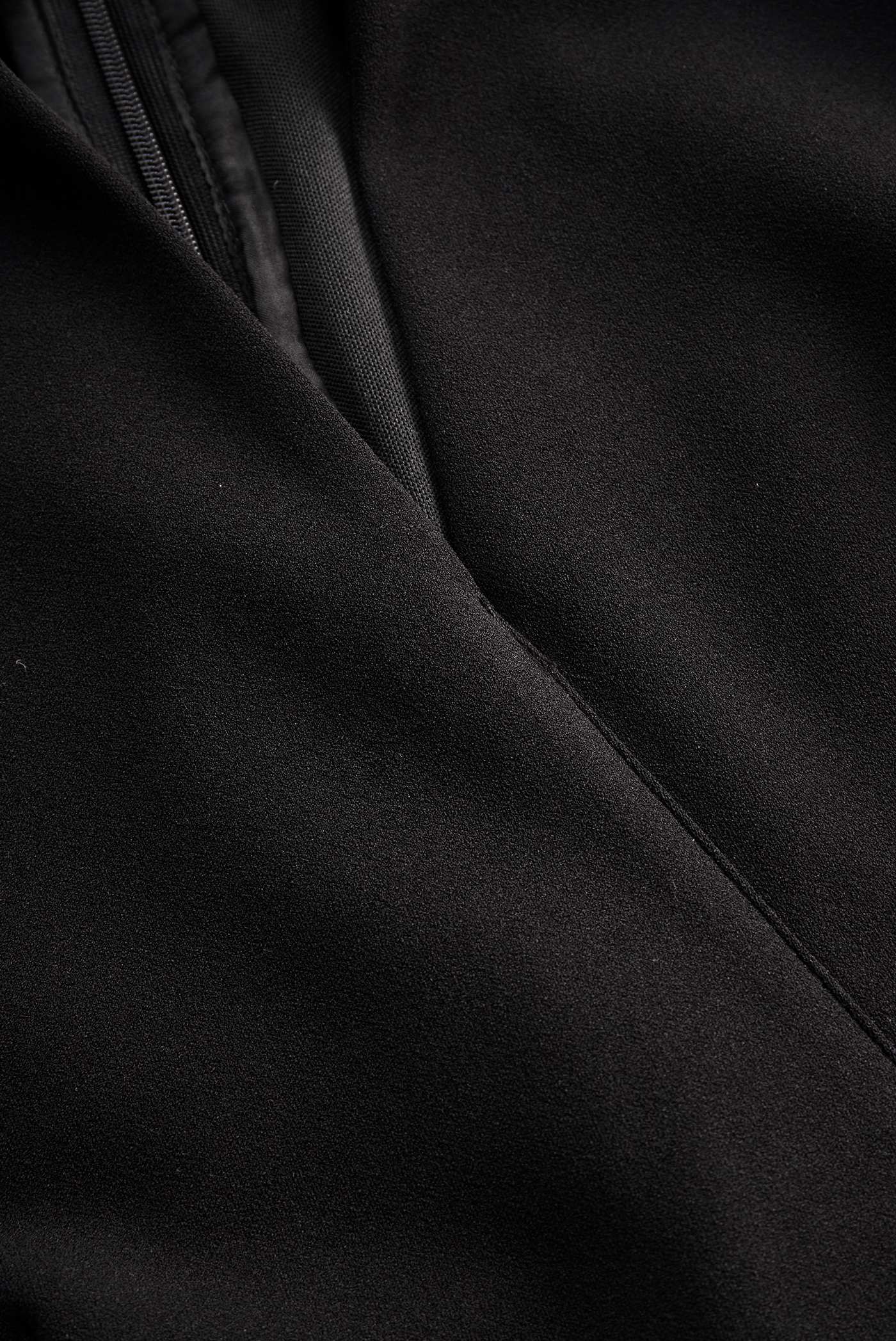 Mira | Modern Black Women’s Dress with Stand Collar