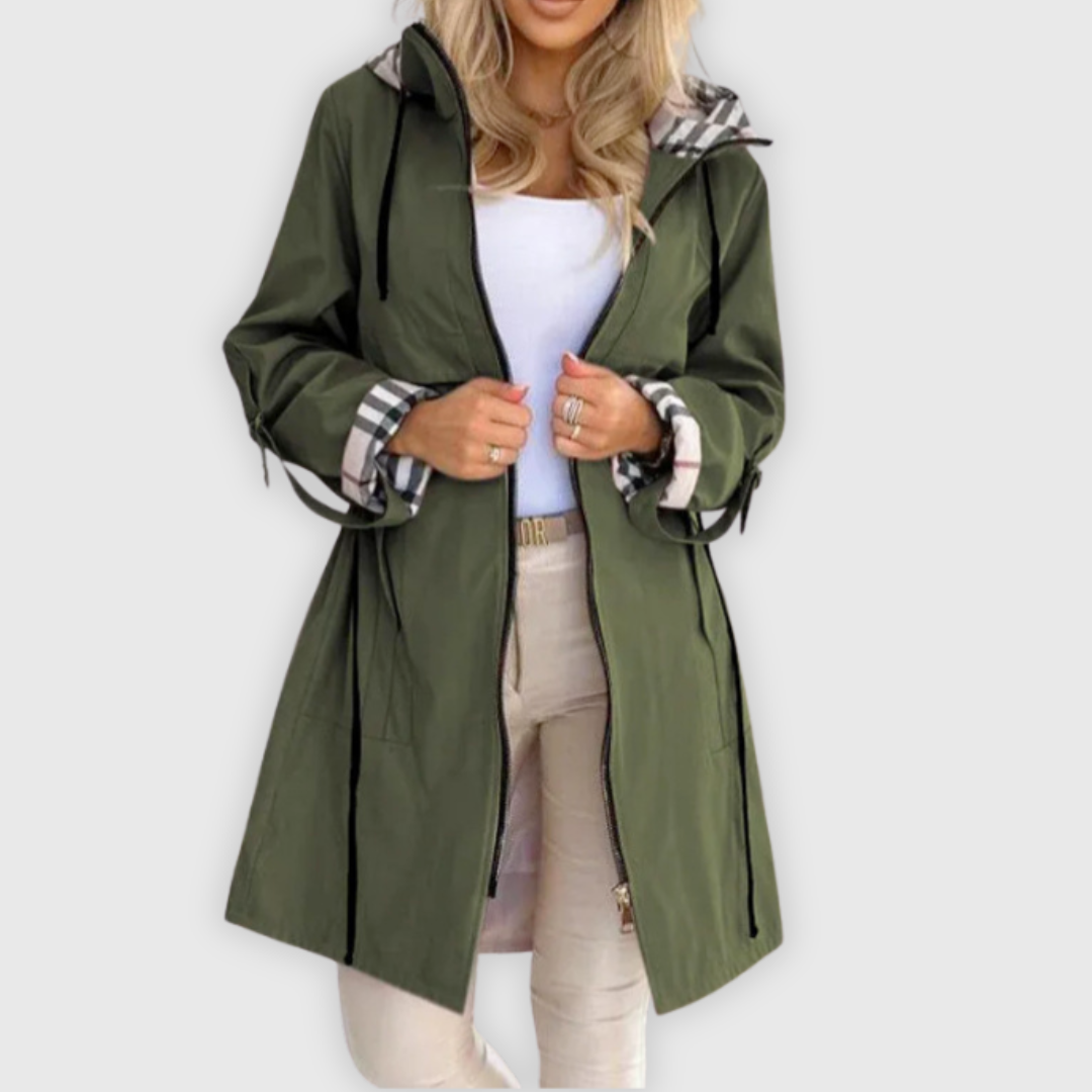 Odessa | Waterproof & Windproof Zip Coat for Women