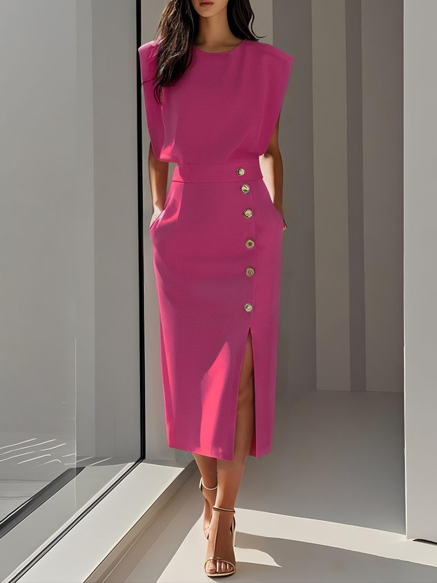 Selina | Stylish Women’s Casual Dress with V-Neckline