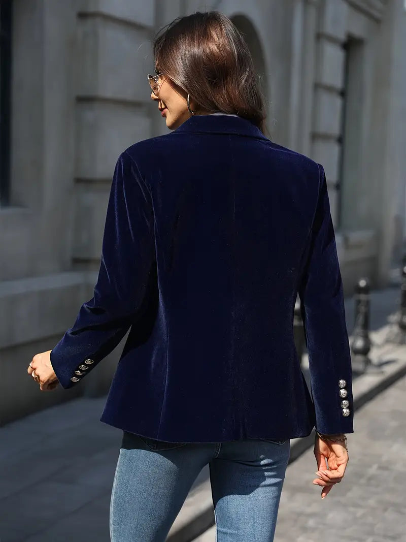 Bella | Soft and Elegant Velvet Blazer for Women