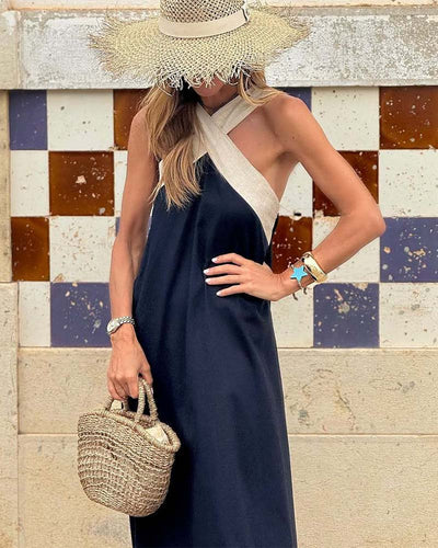 ARLETTE | Elegant Dress with Open Back Design