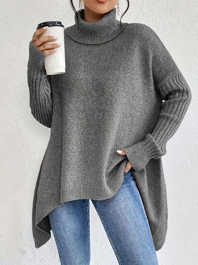 Elena | Warm Women’s Turtleneck Sweater with Comfort Fit