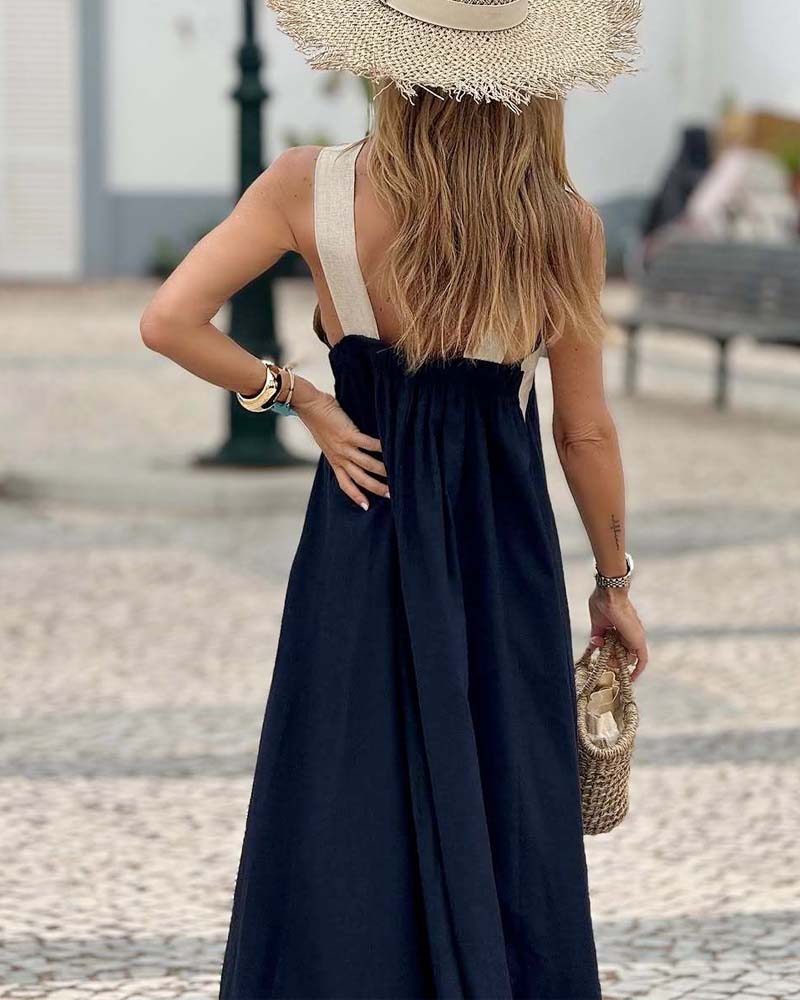 ARLETTE | Elegant Dress with Open Back Design