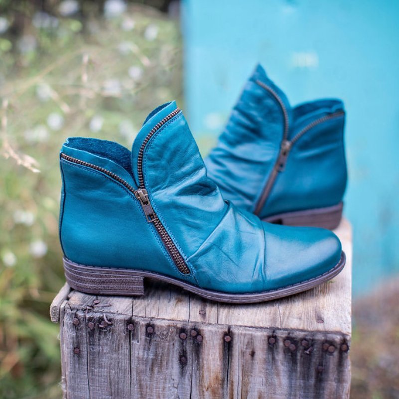 MATHIS | Premium Leather Boots with Zipper Detail