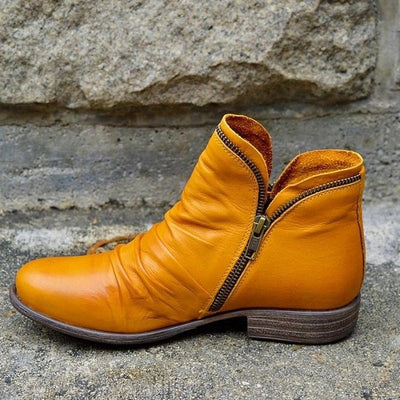 MATHIS | Premium Leather Boots with Zipper Detail