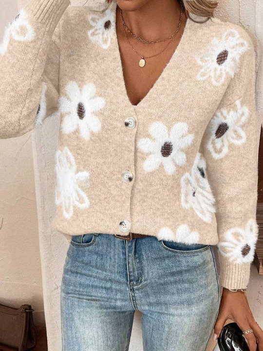 Julia | Floral Cardigan for Feminine Looks