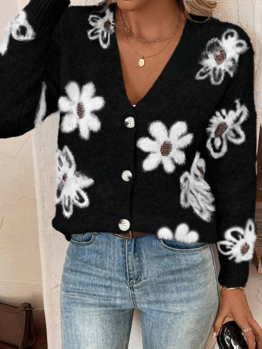 Julia | Floral Cardigan for Feminine Looks