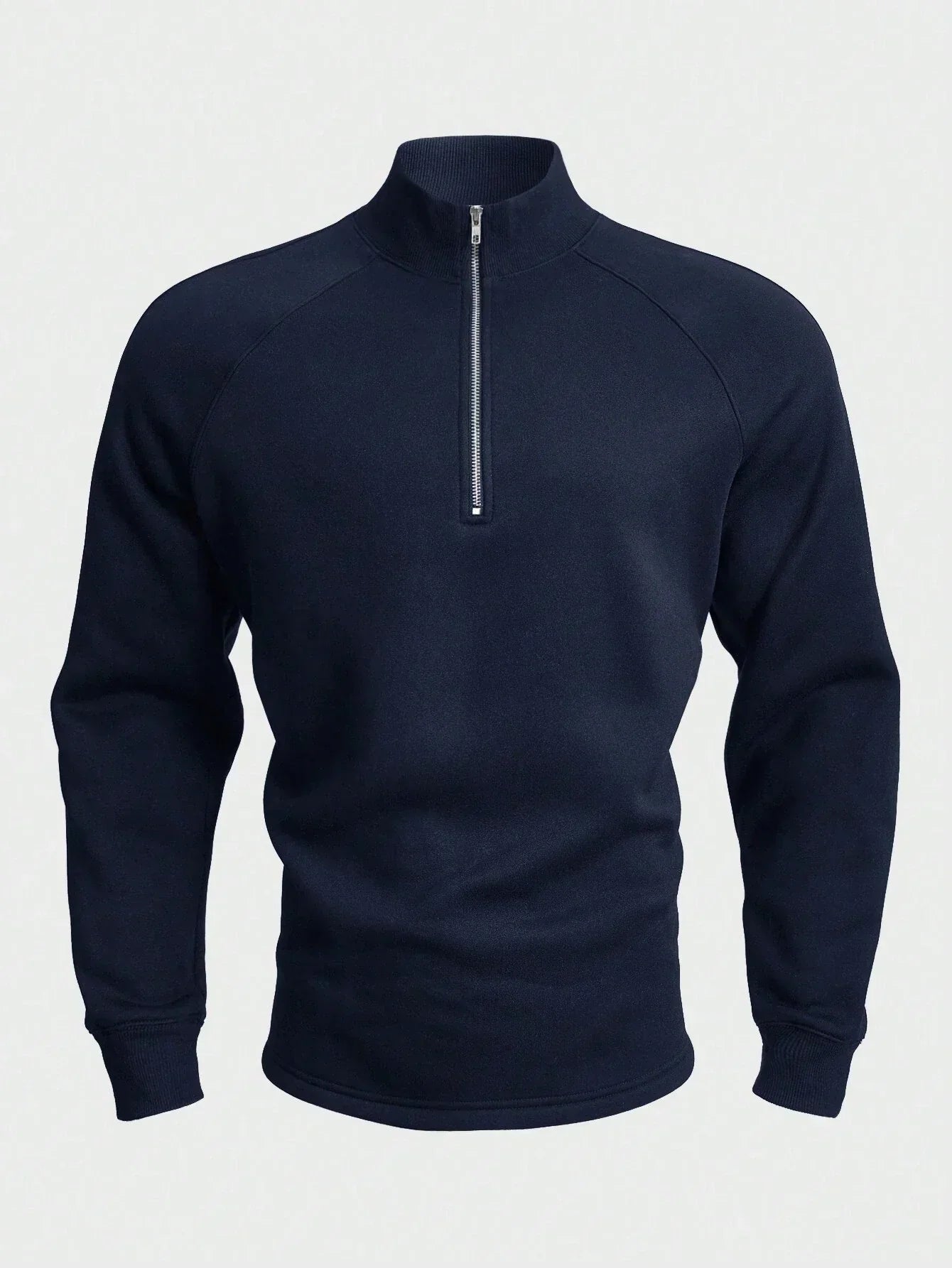 Marcus | Casual Knit Sweater with Half Zipper Design