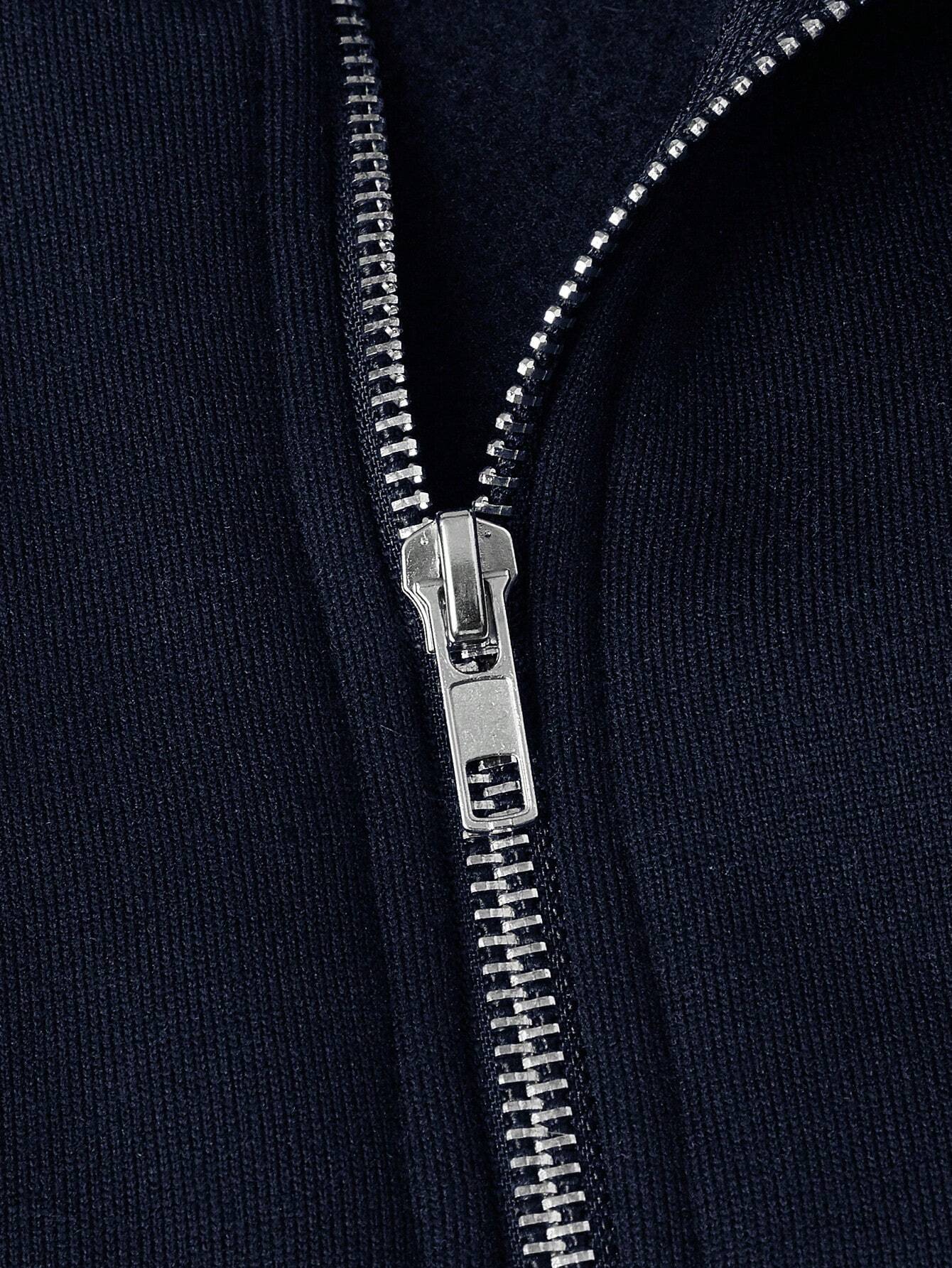 Marcus | Casual Knit Sweater with Half Zipper Design
