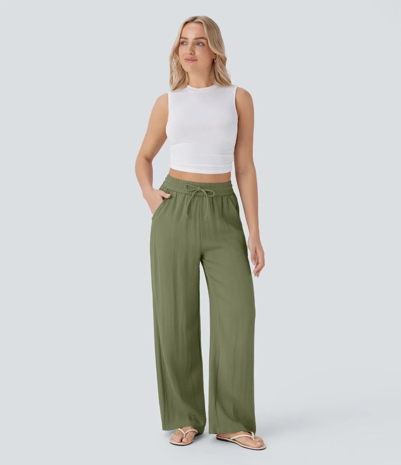 Vivian | Comfortable Women’s Linen Pants for Warm Days
