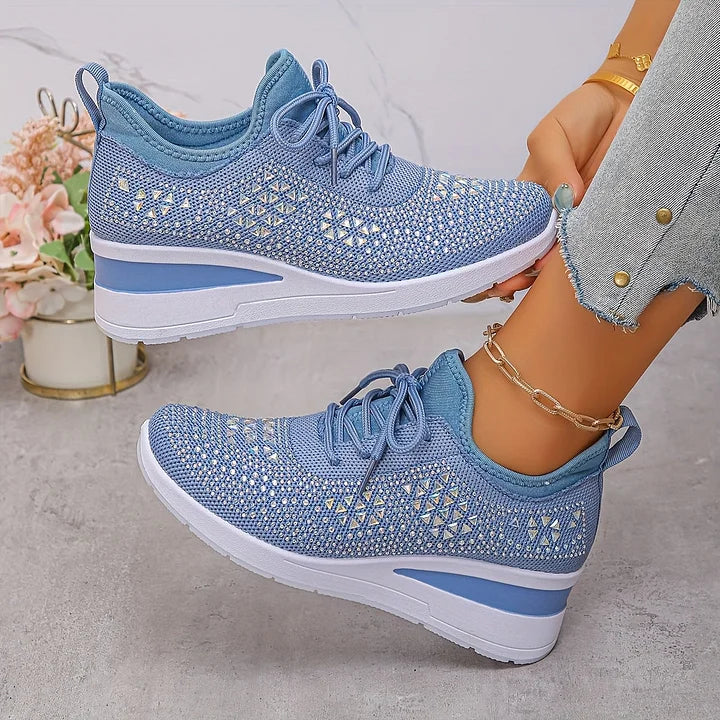 ISADORA | Orthopedic Sneakers with Rhinestone Details