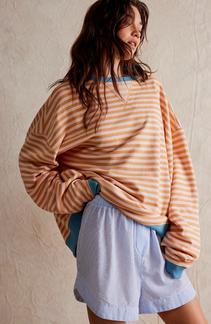 LEONIE | Striped Women’s Sweater in Oversized Fit