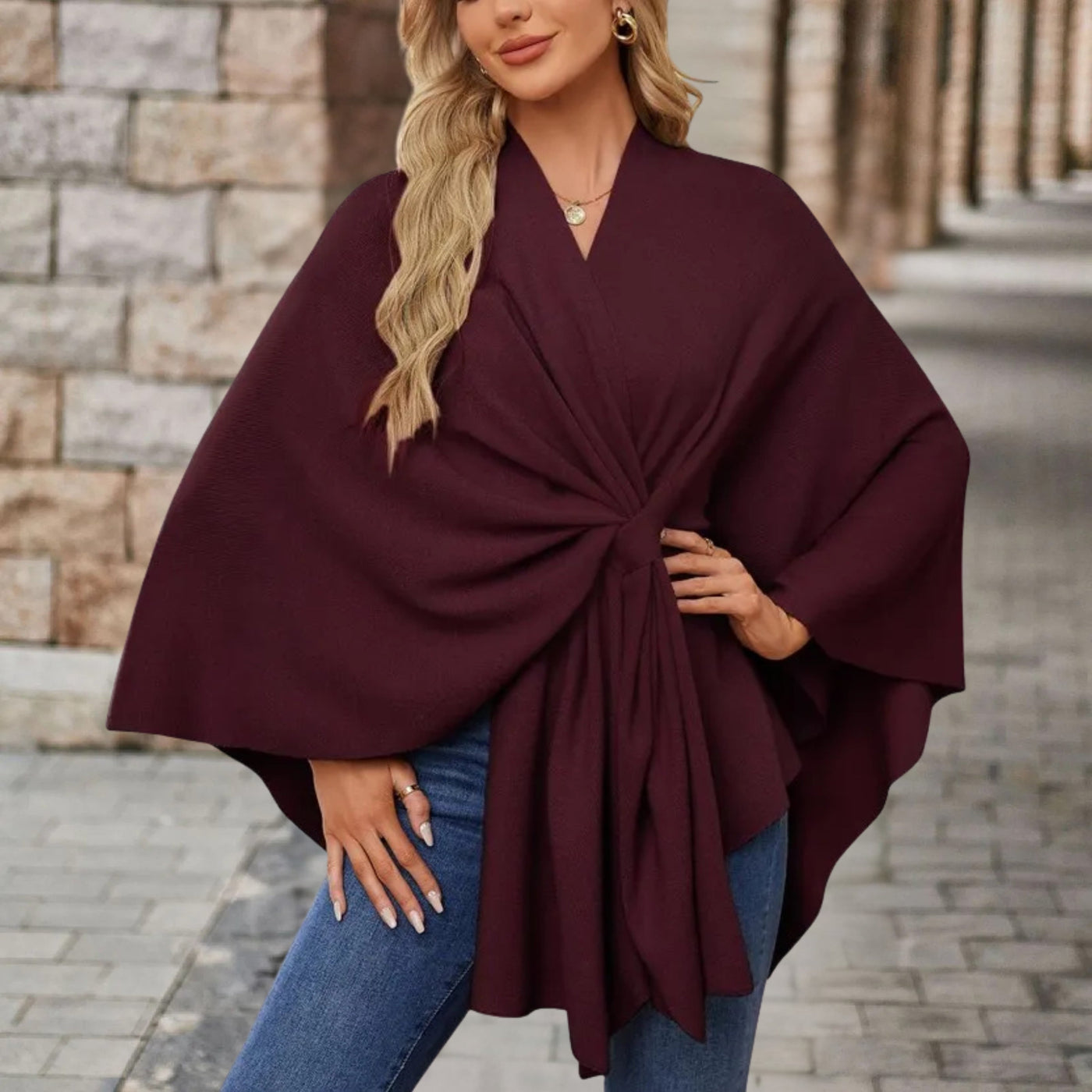 Maya | Timeless Women’s Poncho for Everyday & Leisure
