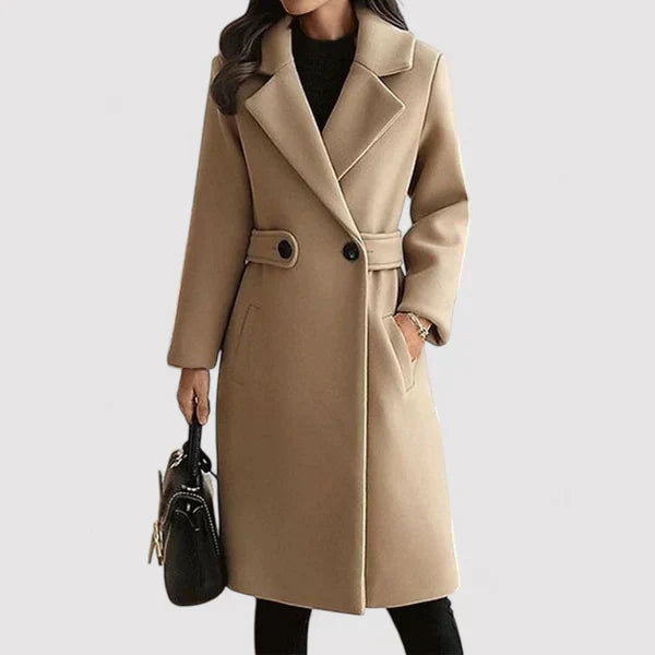 Sophie | Belted Elegance Coat in Modern Style