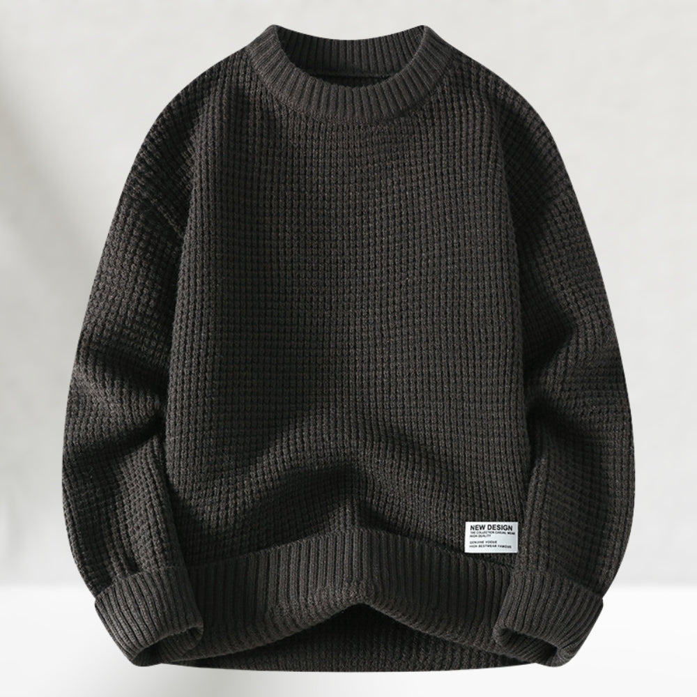 Edric | Knit Sweater with Classic Crew Neck Design