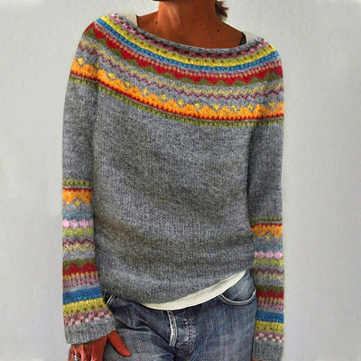 Viktoria | Retro Knit Sweater for Modern Looks
