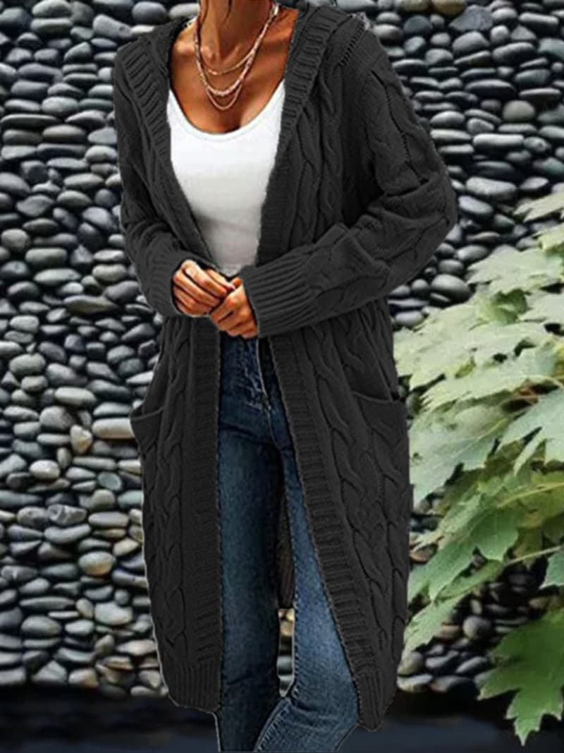 Isa | Stylish Cardigan with Patch Pockets