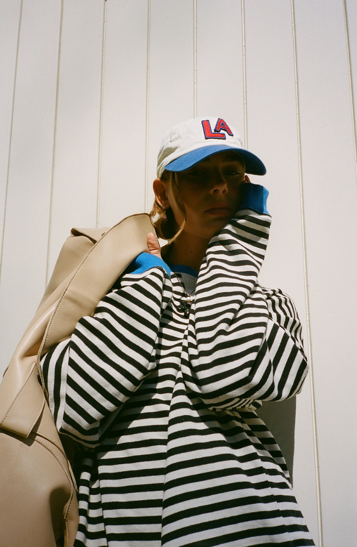 LEONIE | Striped Women’s Sweater in Oversized Fit
