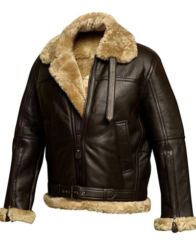 Alaric | Warm Vegan Leather Jacket in Modern Design