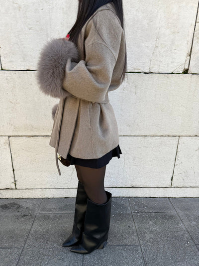 Celine | Women’s Wool Blend Coat Luxurious & Stylish