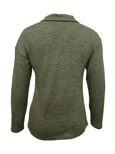 Selina | Elegant Women’s Top with Subtle Zipper Detail