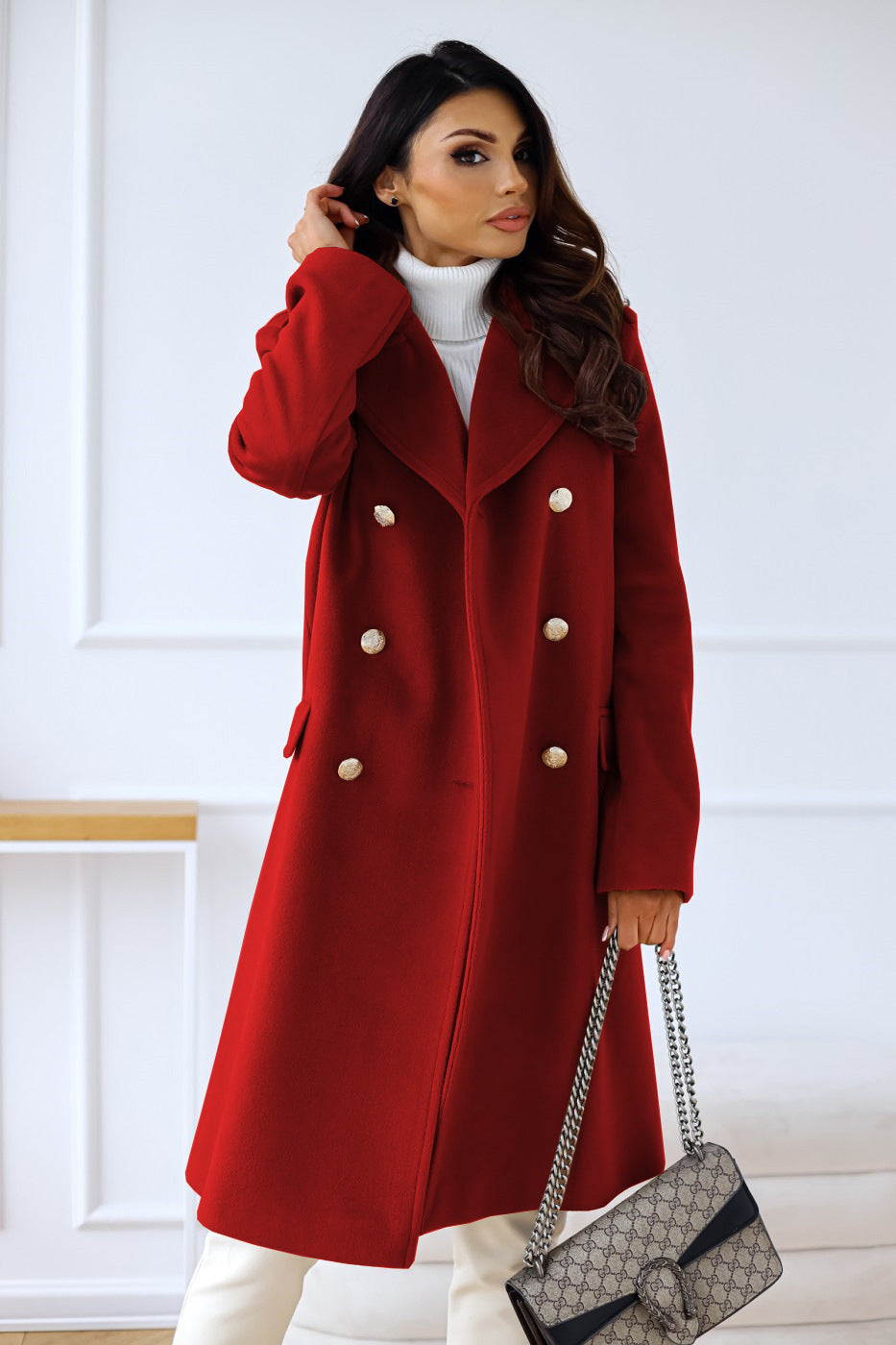 Sophia | Stylish Double-Breasted Women’s Coat