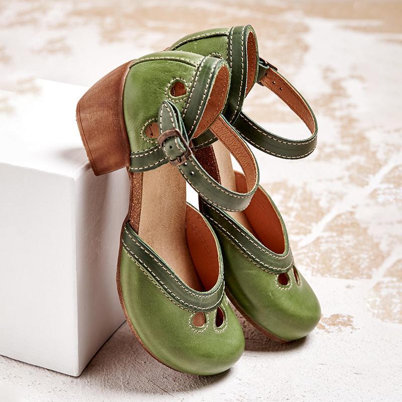 Amalia | Comfortable Sandals with Low Heels