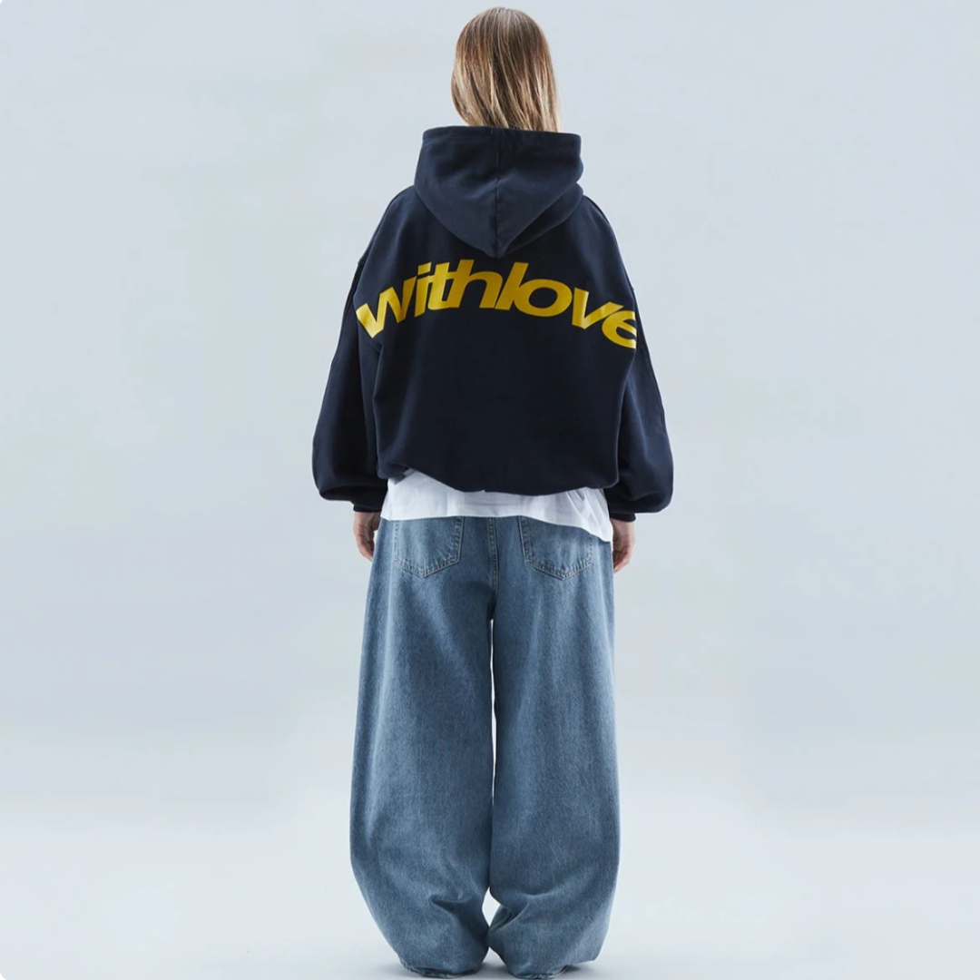Elodie | Cozy Hoodie with Heart Motif Statementwear