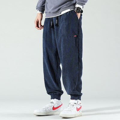Kenji | Oversized Corduroy Pants with Stretch Waistband