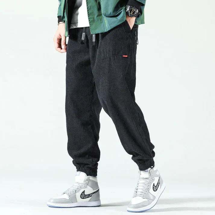 Kenji | Oversized Corduroy Pants with Stretch Waistband