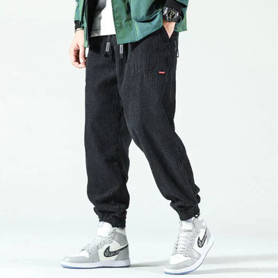 Kenji | Oversized Corduroy Pants with Stretch Waistband