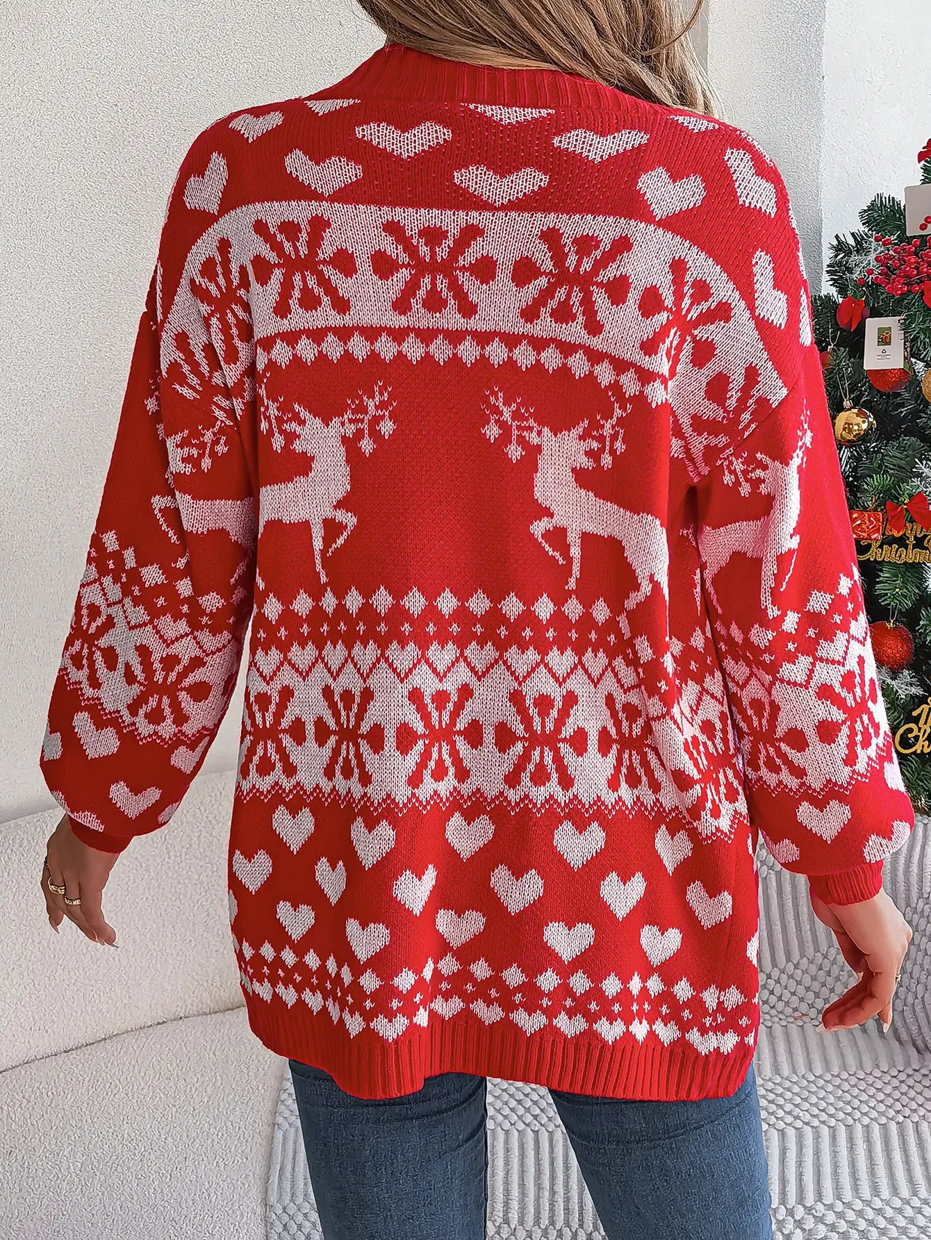 Ethan | Christmas Knit Cardigan Sweater