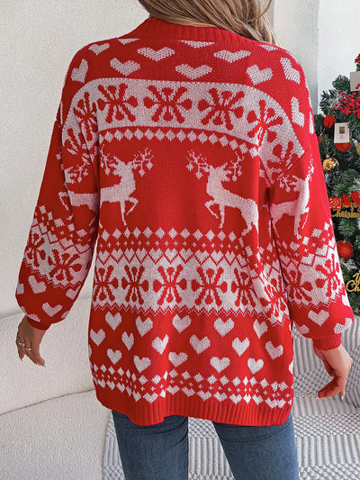 Ethan | Christmas Knit Cardigan Sweater