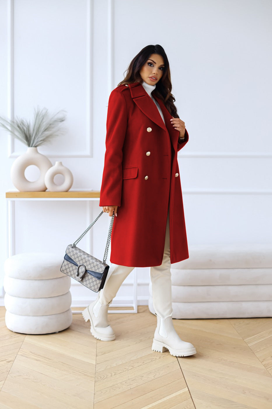 Sophia | Stylish Double-Breasted Women’s Coat