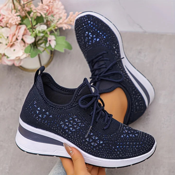 ISADORA | Orthopedic Sneakers with Rhinestone Details