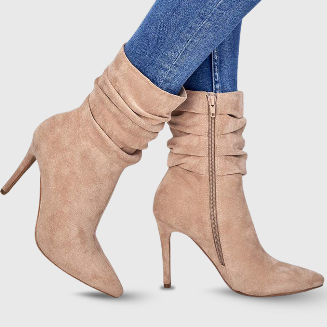 Isolde | Premium Boots in Stylish Suede Look