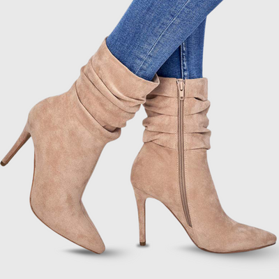 Isolde | Premium Boots in Stylish Suede Look
